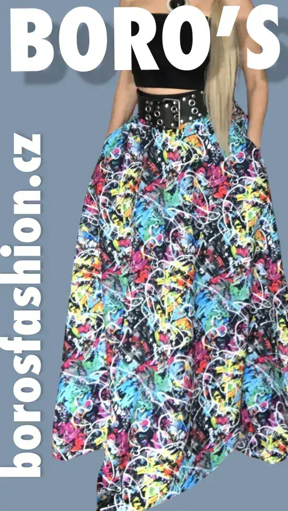 Dllouhá letní sukně BOROS SK-L-GRA01